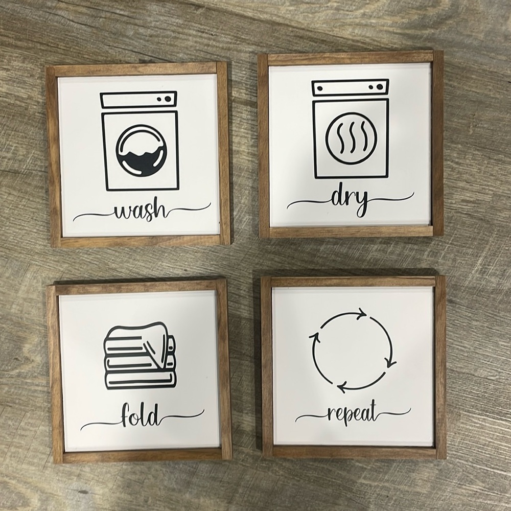 Laundry signs